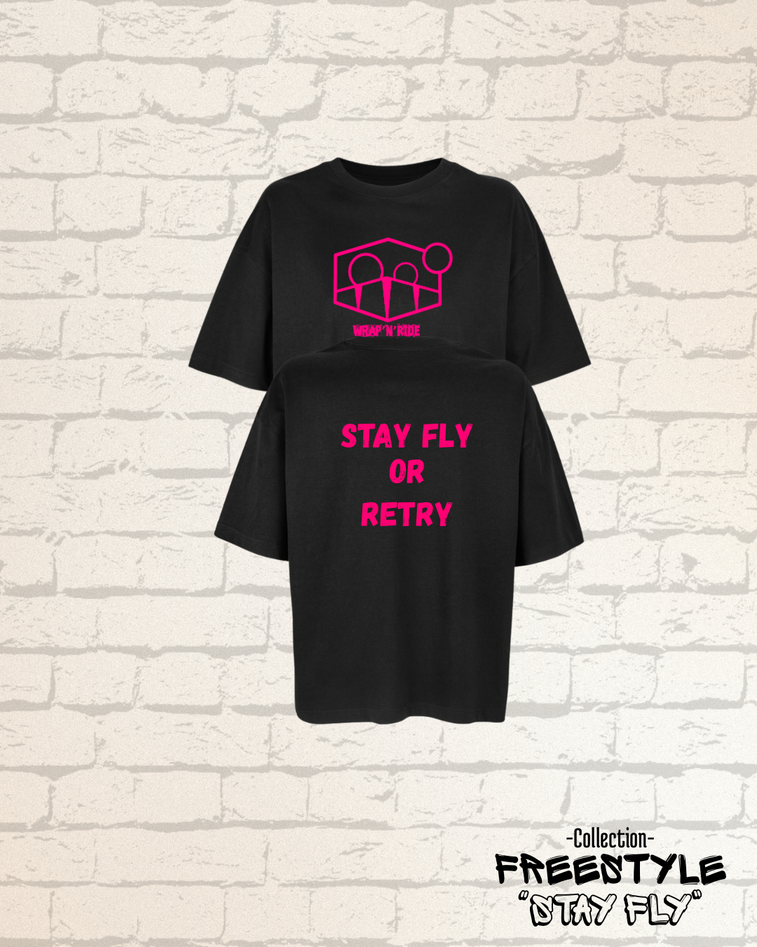 Jersey Oversize "Stay Fly or Retry"