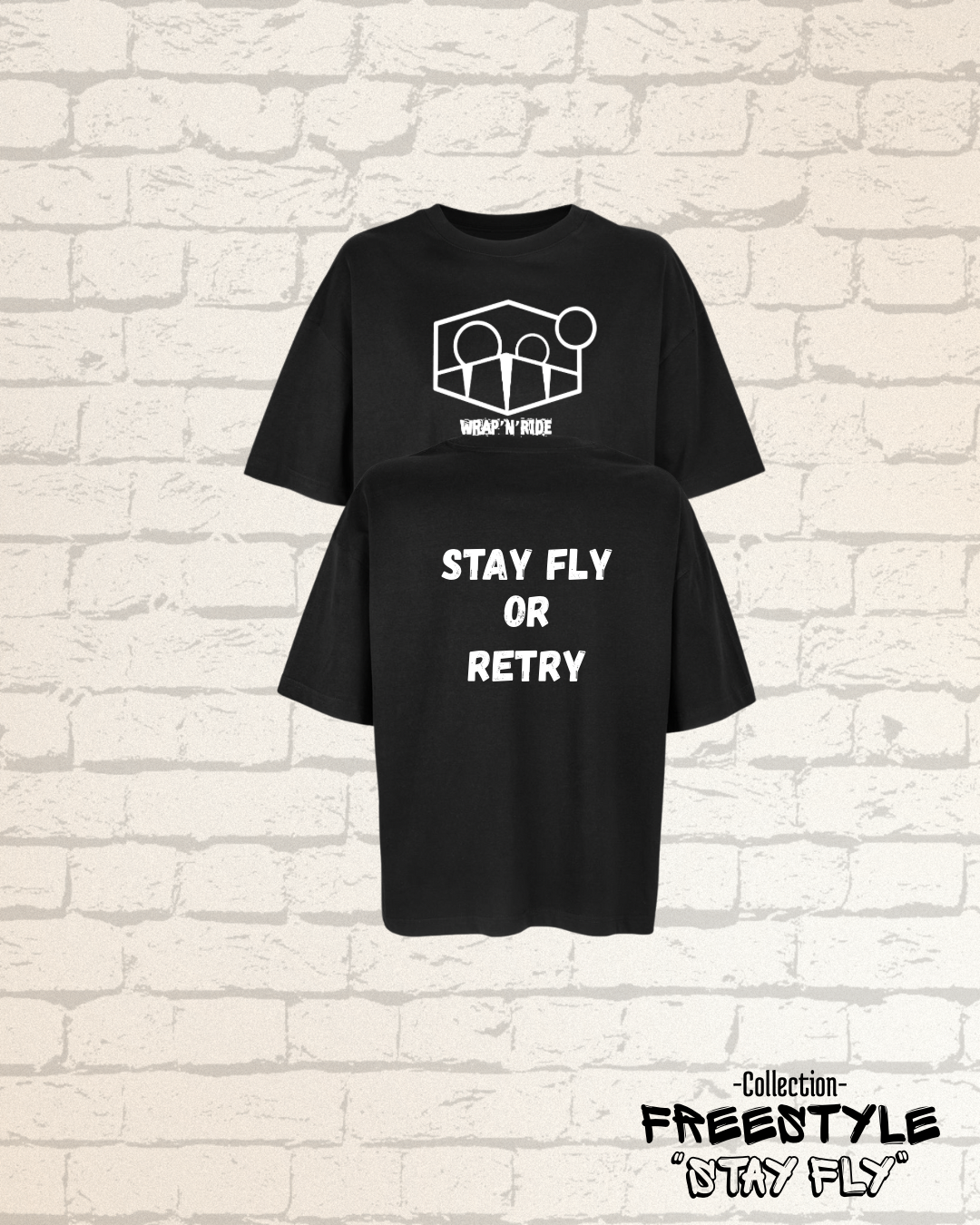 Jersey Oversize "Stay Fly or Retry"